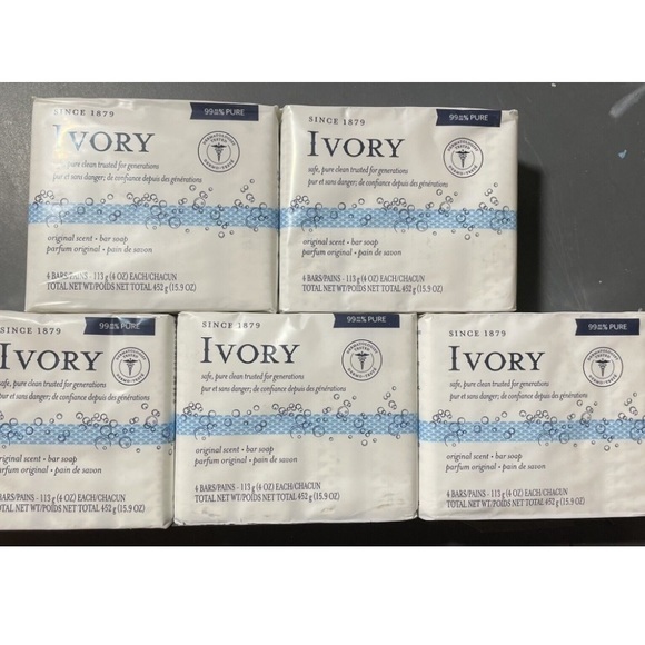 COPY - Ivory Bar Soap Original Scent 3.17oz, 3 count original scent 15x soap in… - Picture 1 of 3
